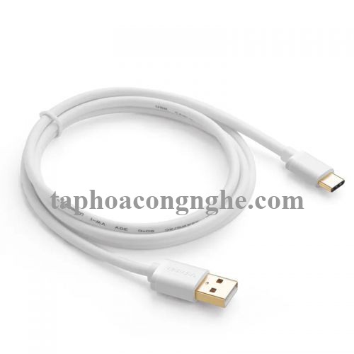 Ugreen 50389 0.5M màu Trắng Cáp USB TypeC sang USB 2.0 Cáp dẹt US141 30050389